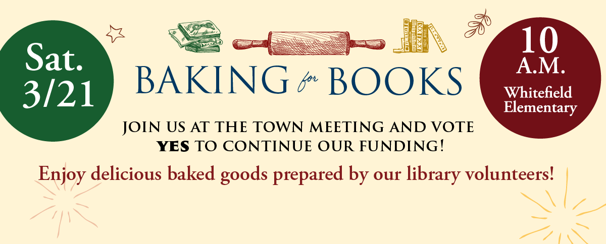 Permalink to: Bake Sale at the Town Meeting 3/21