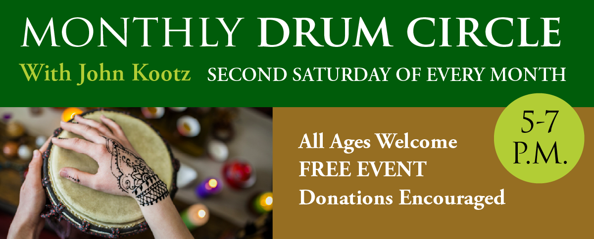Permalink to: Drum Circle Saturday 3/14 | 5-7 P.M.