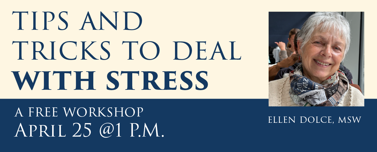 Permalink to: April 25 at 1 P.M. With Ellen Dolce, MSW