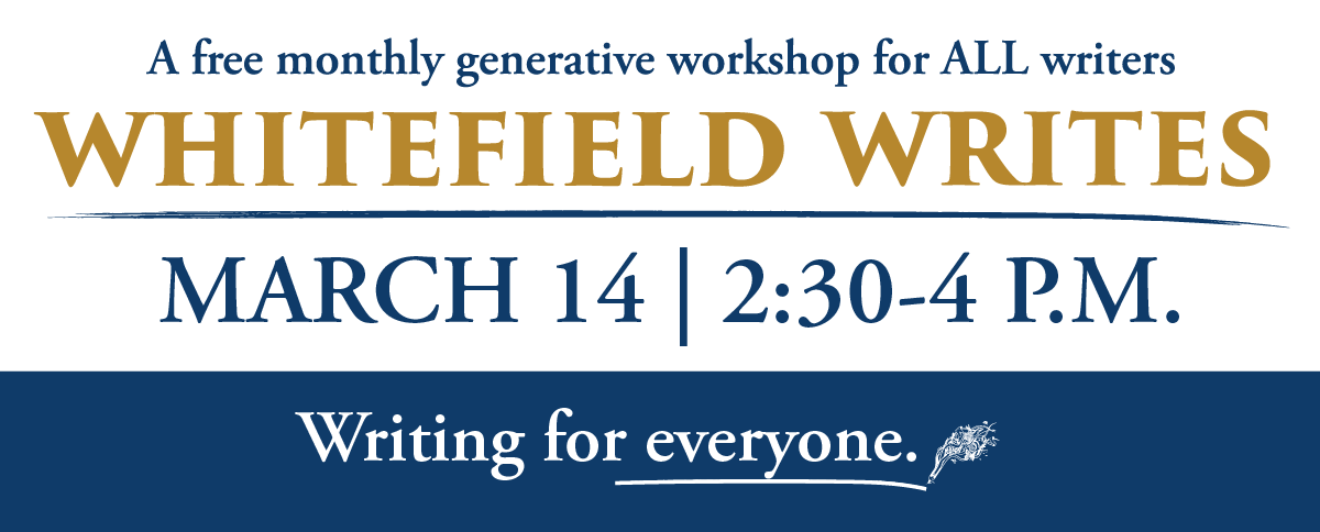 Permalink to: Whitefield Writes March 14 @ 2:30