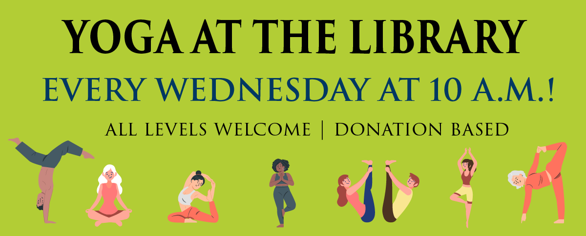 Permalink to: Yoga Upstairs at the Library!